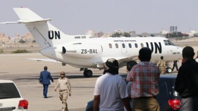 صورة طائرات أممية في خدمة الحوثيين!!