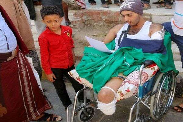 صورة الصليب الأحمر: الصراع تسبب بإعاقة آلاف اليمنيين