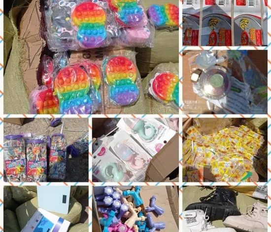 صورة منع دخول منتجات مخالفة عبر ميناء عدن تحمل شعارات المثلية