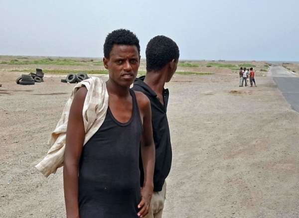 صورة فقدان أكثر من 64 مهاجراً في حادثة غرق قبالة سواحل اليمن