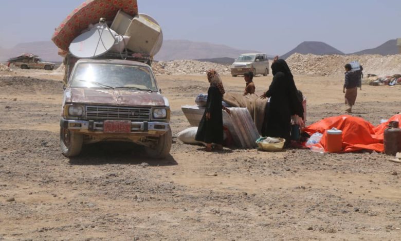 صورة الأمم المتحدة: نزوح 30 ألف يمني منذ مطلع العام الجاري