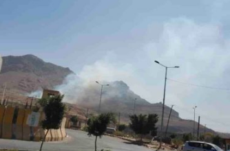 صورة صنعاء :انفجار عنيف يهز جبل نقم وأعمدة الدخان تتصاعد