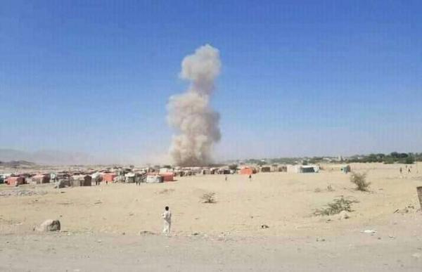 ارتفاع ضحايا القصف الحوثي لمخيم الحمة إلى 6 أطفال وامرأة في مارب