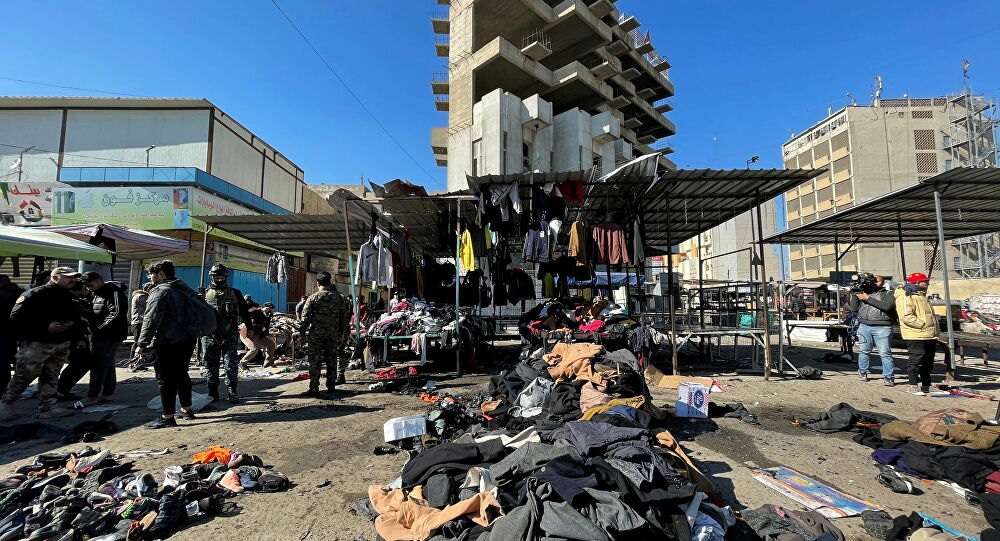 سقوط عشرات الضحايا في تفجيرين انتحاريين وسط بغداد