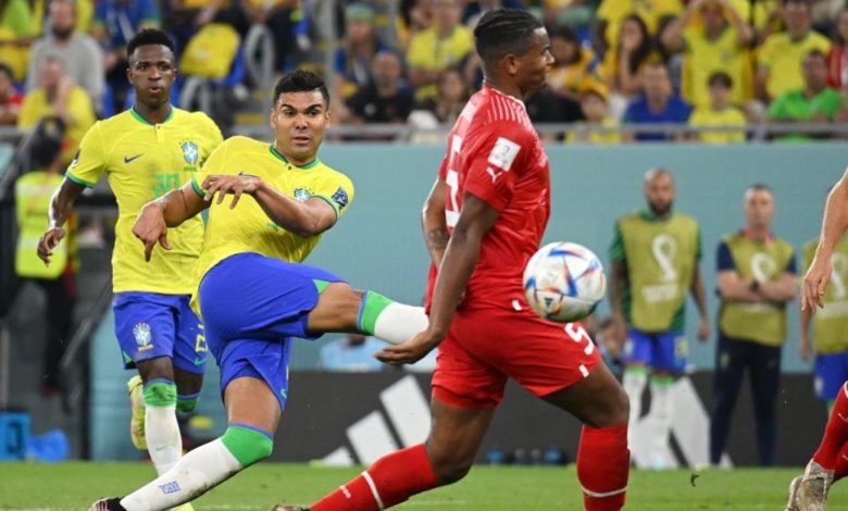 صورة عاجل: انتهاء مبارأة البرازيل مع سويسرا بفوز المنتخب البرازيلي 1_0