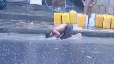 صورة عار ولعنة عليكم ان استمر هذا الحال